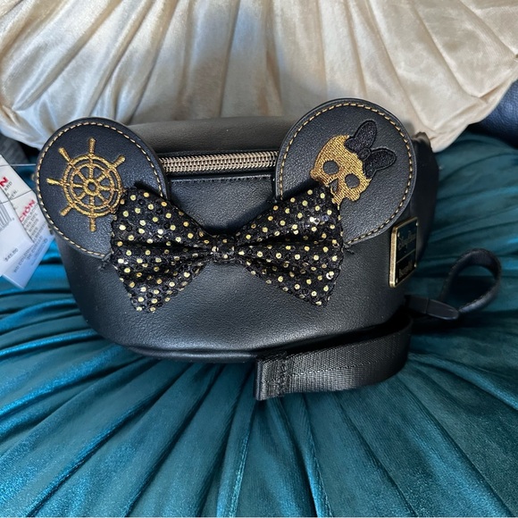 Loungefly Handbags - Disney Minnie Mouse Pirates of the Caribbean Loungefly Fanny Pack/Belt Bag: NWT